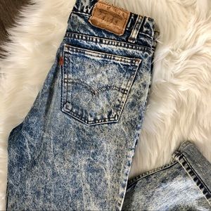 Levi’s 705 Vintage Orange Tab Acid Student Jeans
